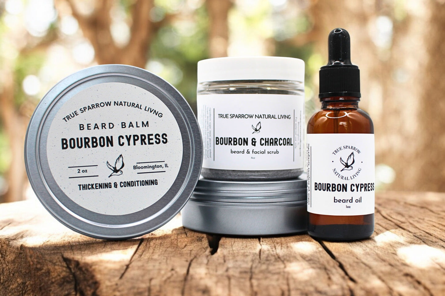 Bourbon & Charcoal Beard & Facial Scrub