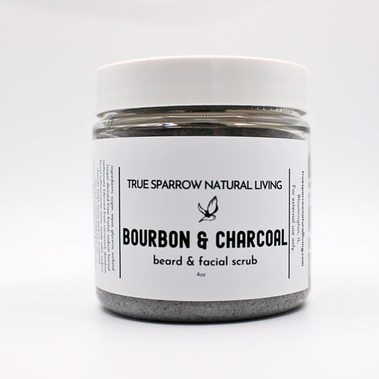 Bourbon & Charcoal Beard & Facial Scrub
